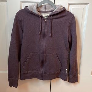 Pact by Stitch Fix purple zip hoodie size small
